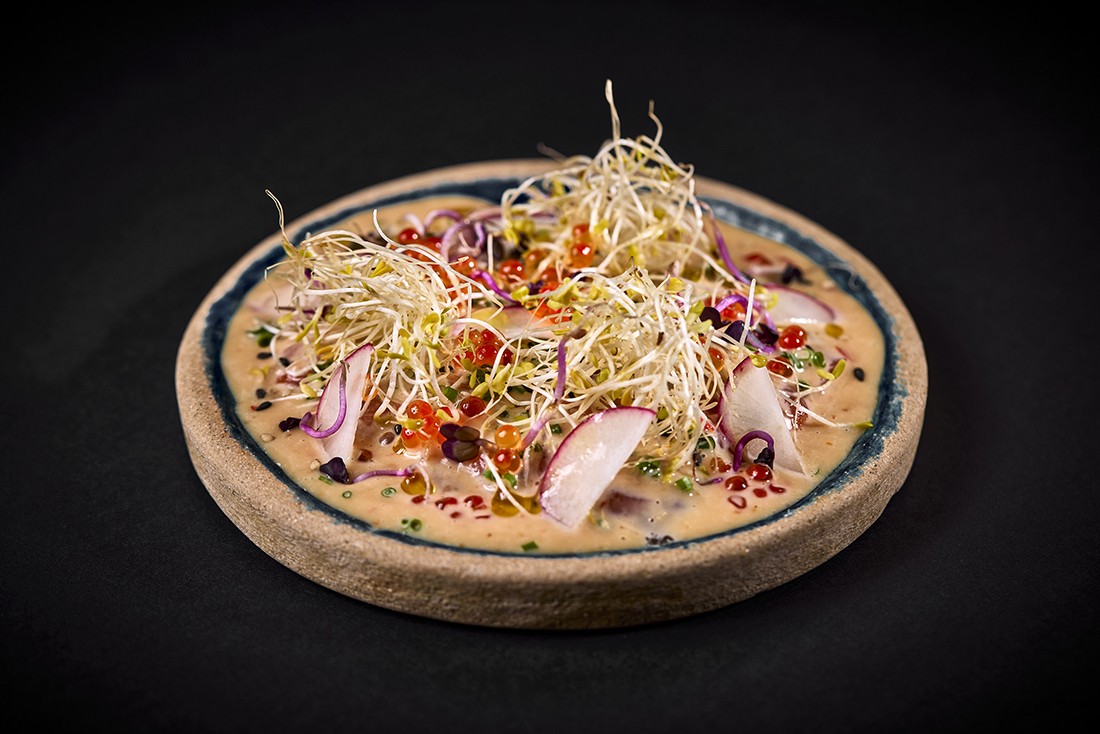 Carpaccio de salmón