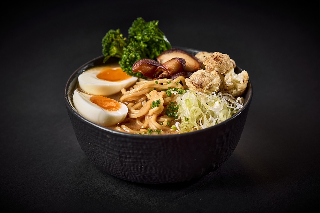 Ramen vegetal y soja